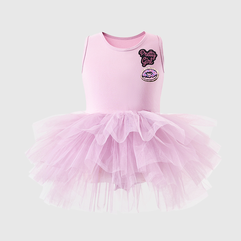 Personalized Girls Patch Dance TuTu Dress| Dress05