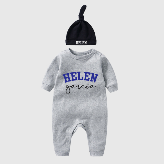 Personalized Baby With Hat Cozy Going Home Sets| BBCloth65