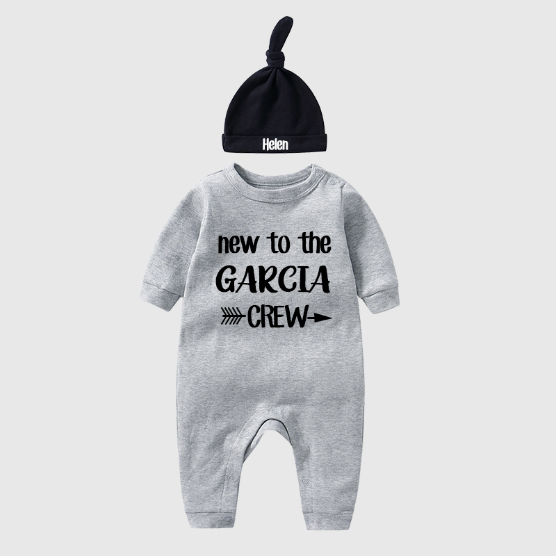 Personalized Baby With Hat Cozy Going Home Sets| BBCloth67