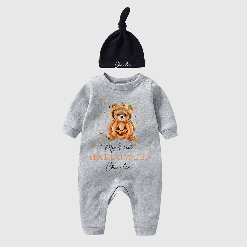 Personalized Baby First Halloween Outfit| BBCloth1206