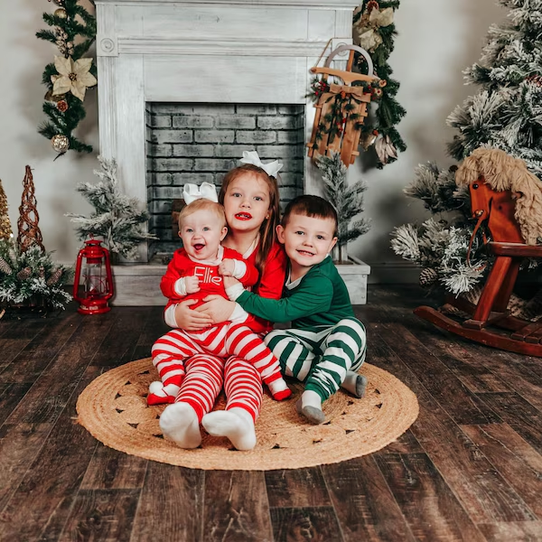 Personalized Kids Christmas Pajamas Set| Cloth24