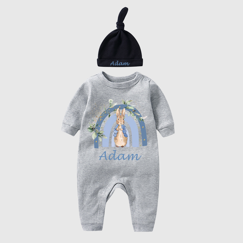 Personalized Baby Rabbit Birth Outfit| BBCloth1215