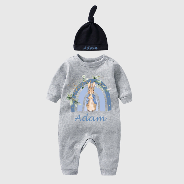 Personalized Baby Rabbit Birth Outfit| BBCloth1215