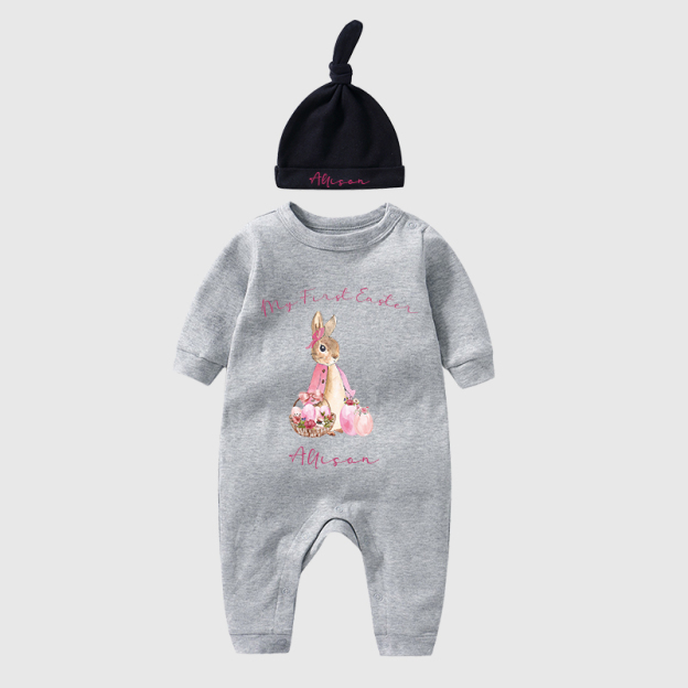 Personalized Baby Newborn Easter Going Home Sets| BBCloth1219