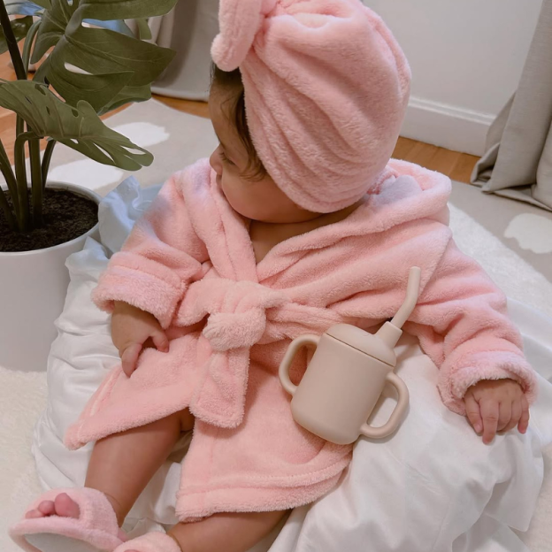 Personalized New Baby Cozy Shower Robe| BBcloth83