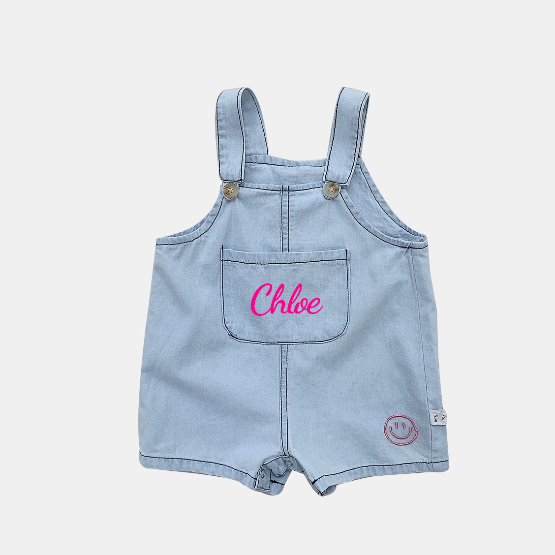 Personalized Kids Multicolor Cozy Overalls| Pants17