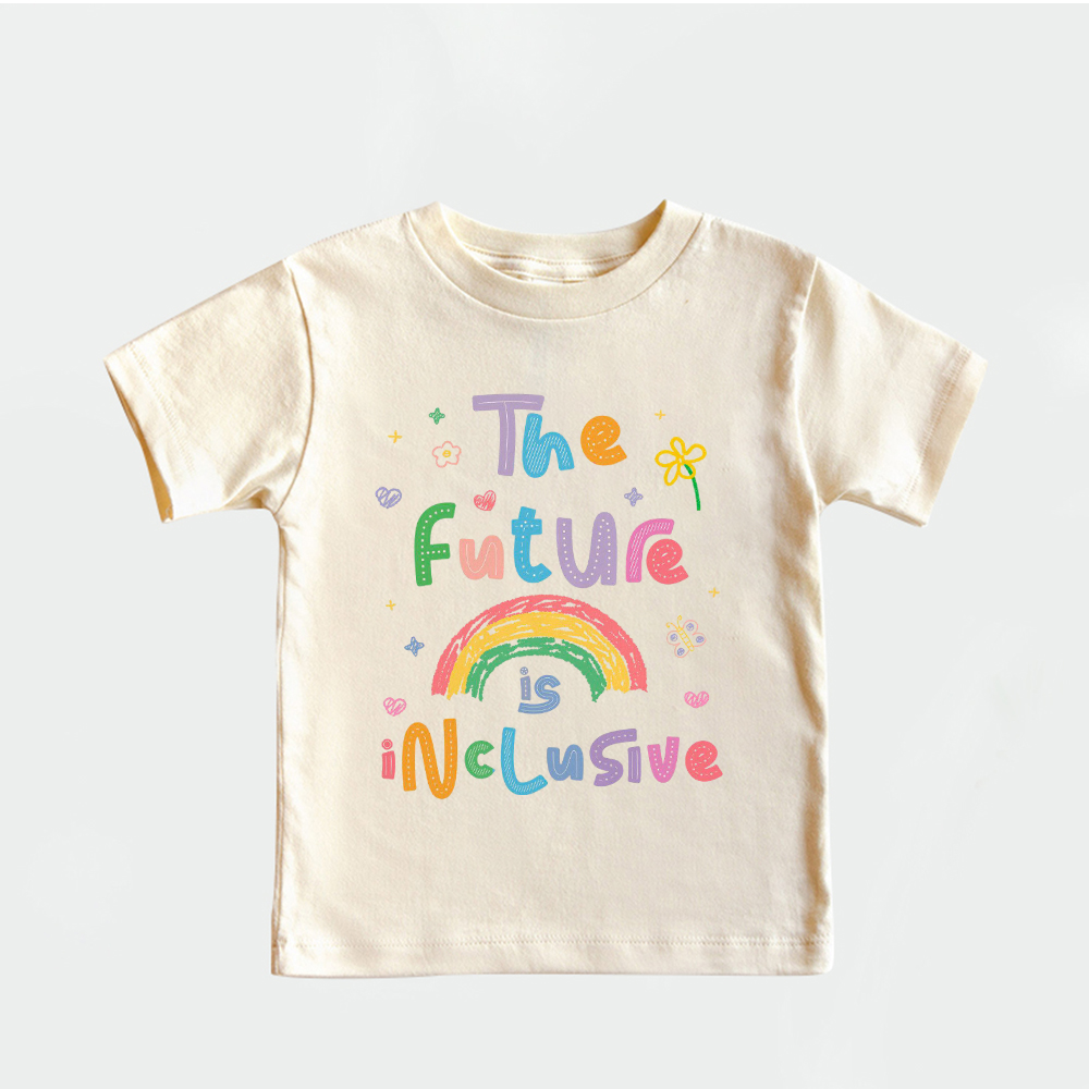 Personalized Kid Future is Inclusive T-Shirt| Cloth1477