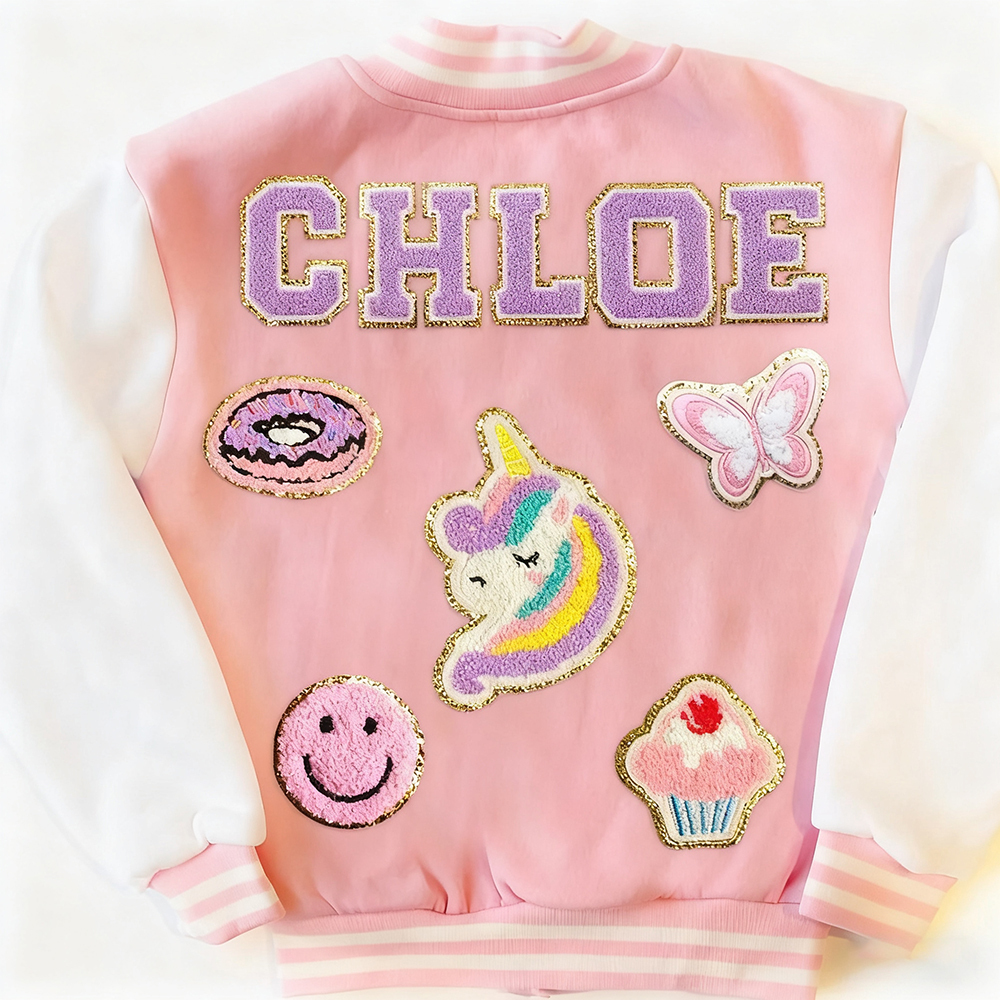 Personalized Kids Sports Patch Jacket| Cloth196