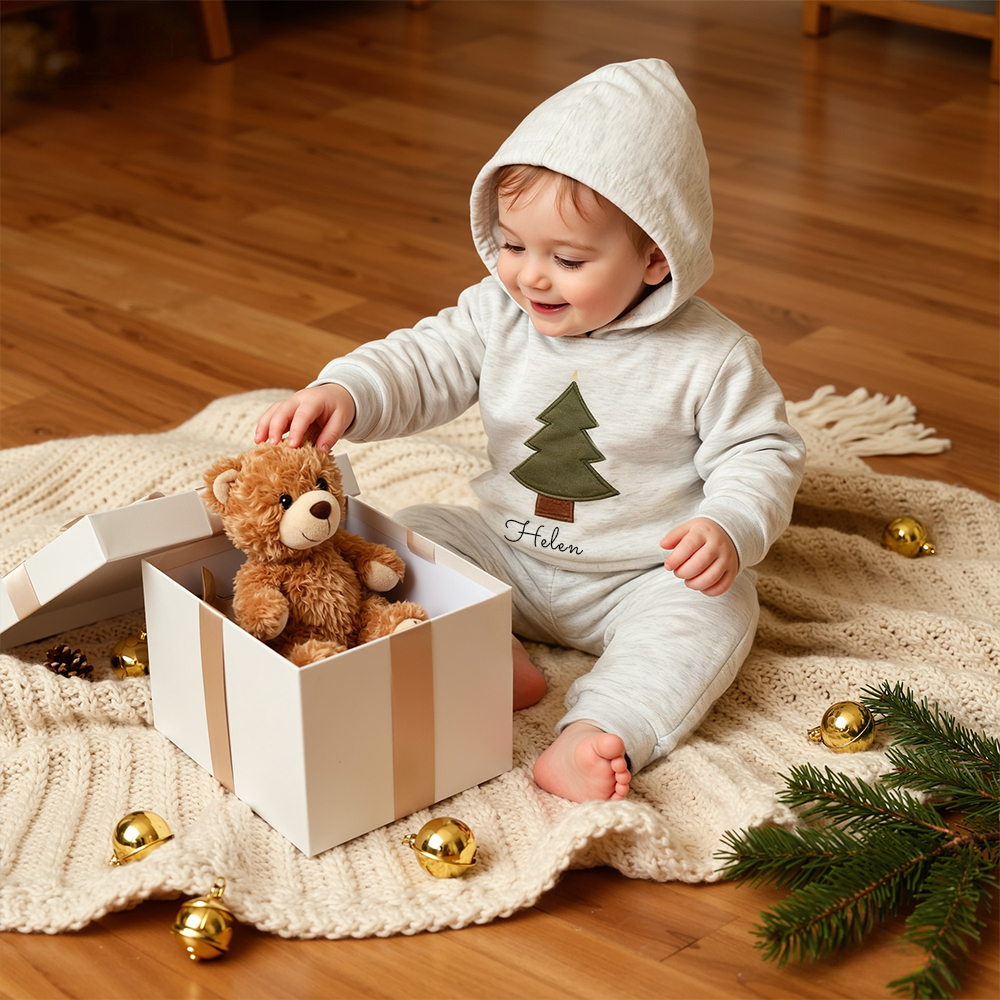 Personalized Kids Christmas Hoodie and Pants | YESMC34