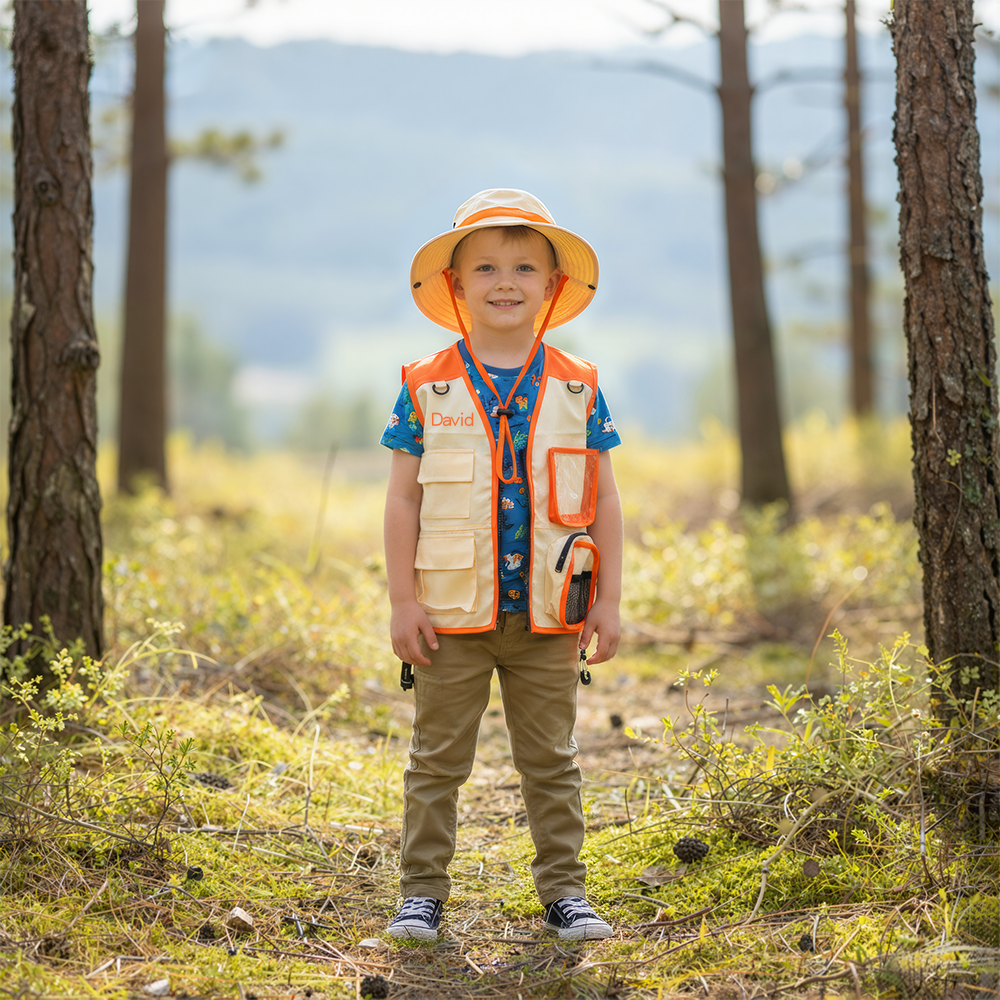Personalized Kids Safari Explorer Set| Cloth263
