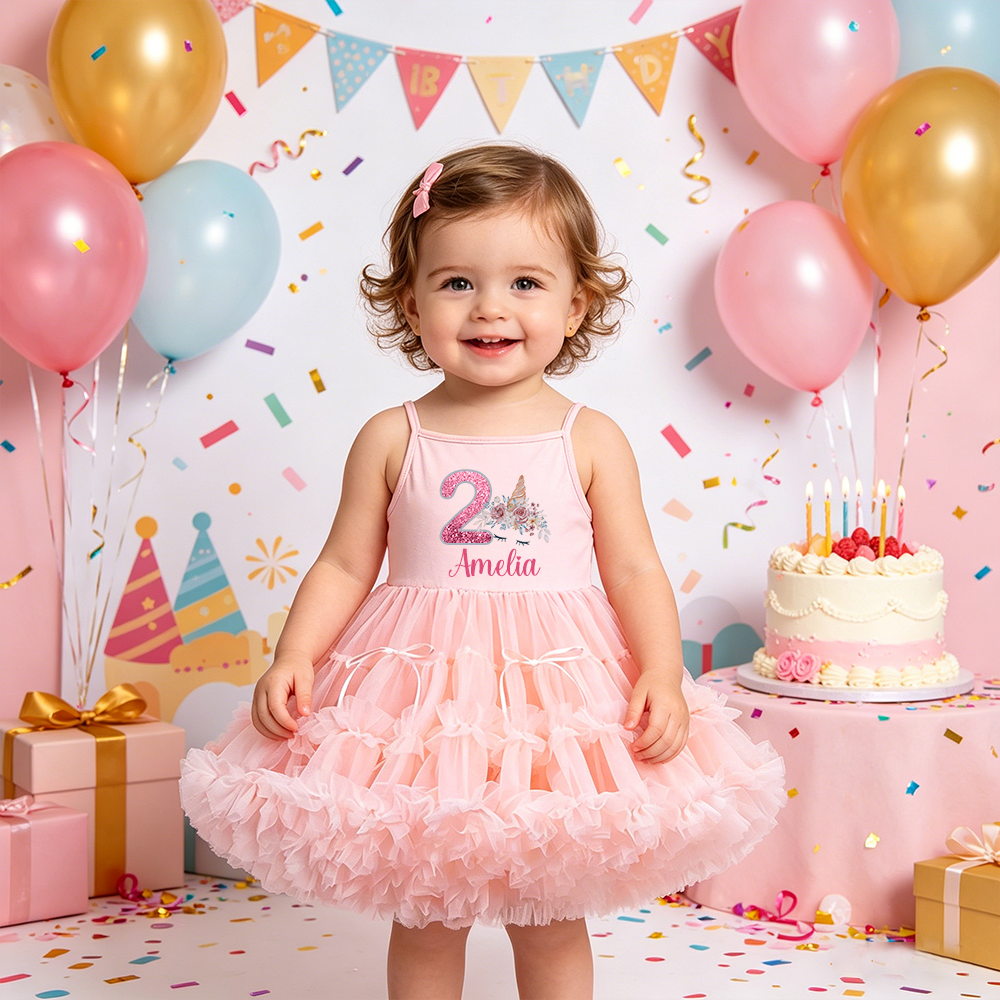 Personalized GirlMermaid/Unicorn Birthday TUTU Dress| Dress92