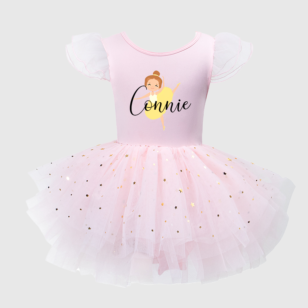 Personalized Girl Ballet Dance Tutu Dress| Dress93