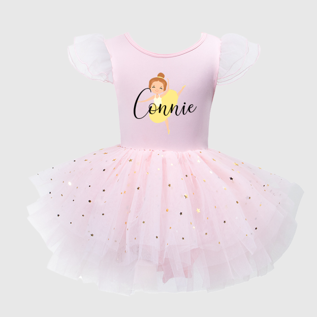 Personalized Girl Ballet Dance Tutu Dress| Dress93