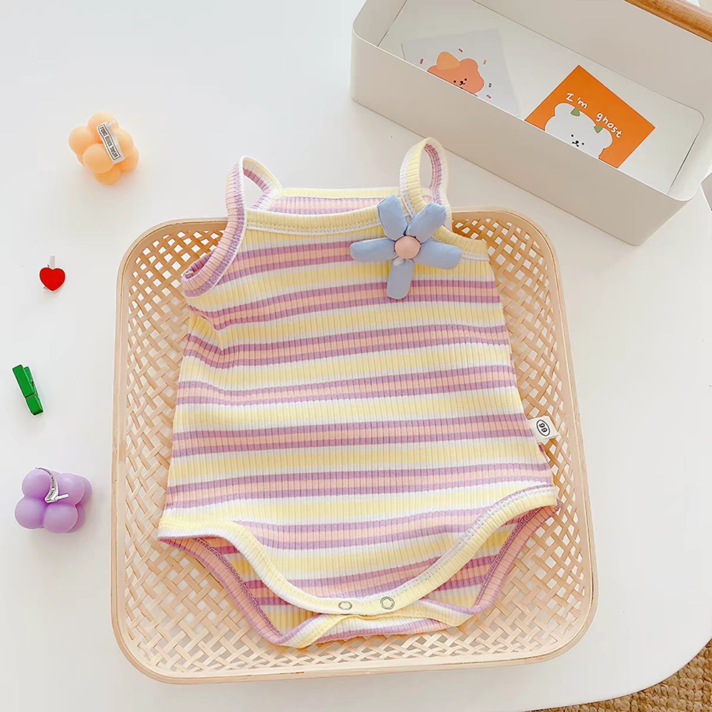 Personalized Baby Hand Knitted Summer Romper| BBcloth137