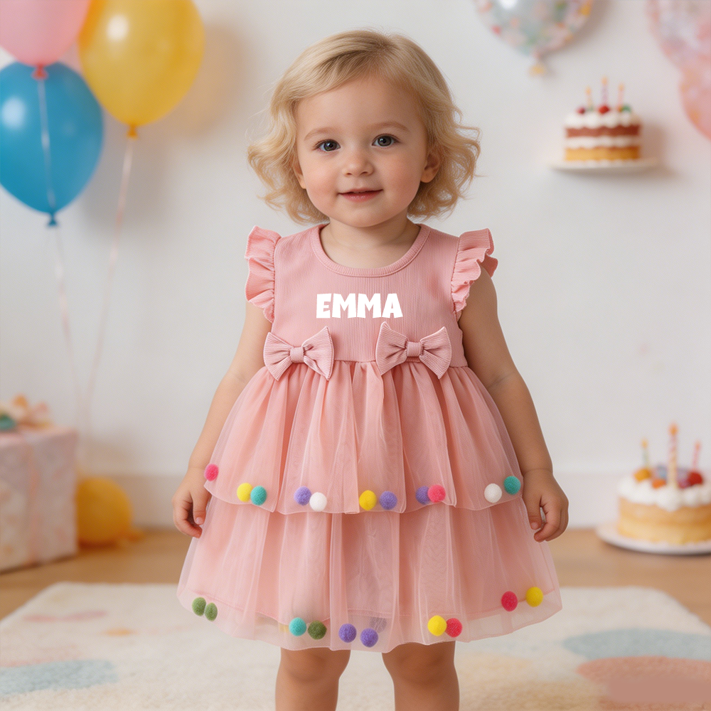 Personalized Girl Colorful Tutu Dress| Dress104