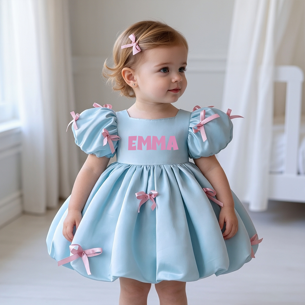 Personalized Baby Girl Birthday Cake Dress| Dress111