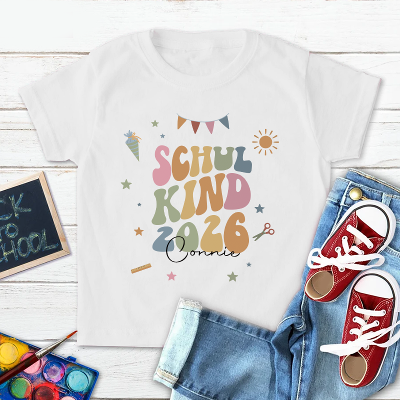 Personalized Girls Back To School T-Shirt| Cloth1489