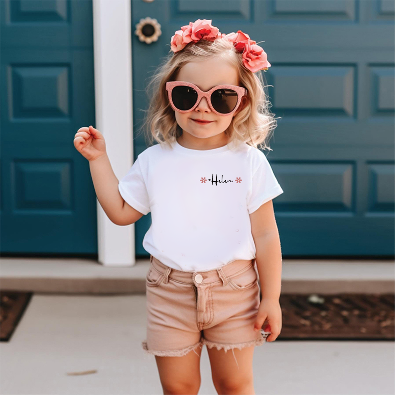Personalized Girls Back To School T-Shirt| Cloth1490