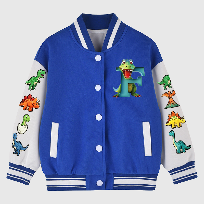 Personalized Kids Dinosaur Sports Jacket| Cloth286