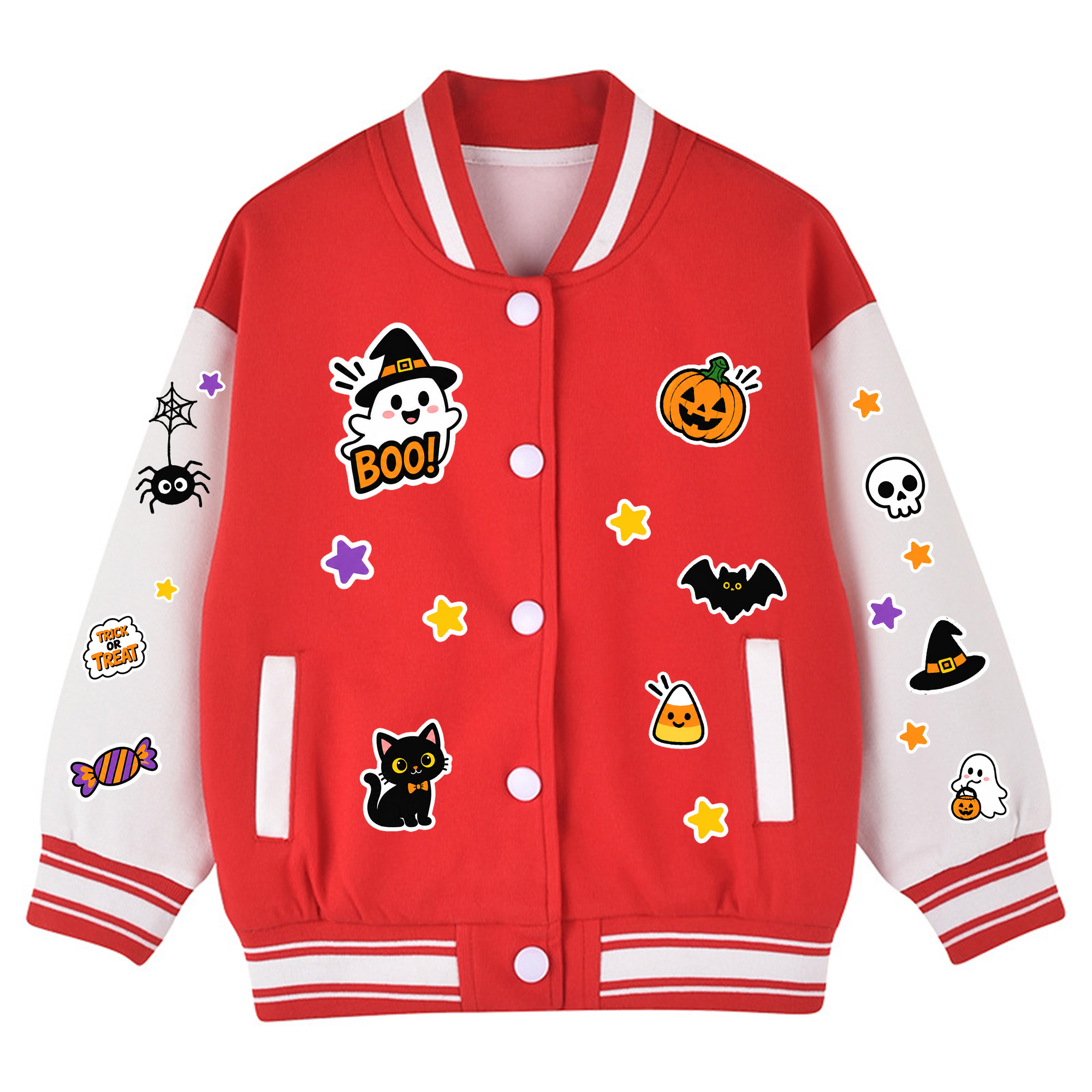 Personalized Halloween Varsity Jacket for Kids | YESHalloween21