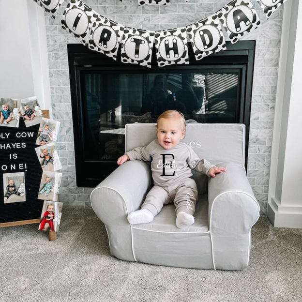 Personalized Kids Cozy Unisex Sweatshirt Set| Cloth108