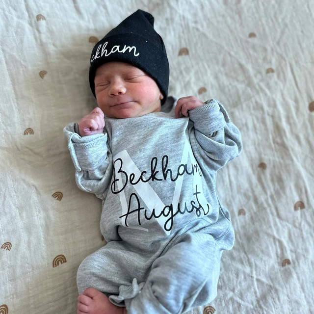 Personalized Baby Custom Baby Newborn Going Home Sets| BBCloth01