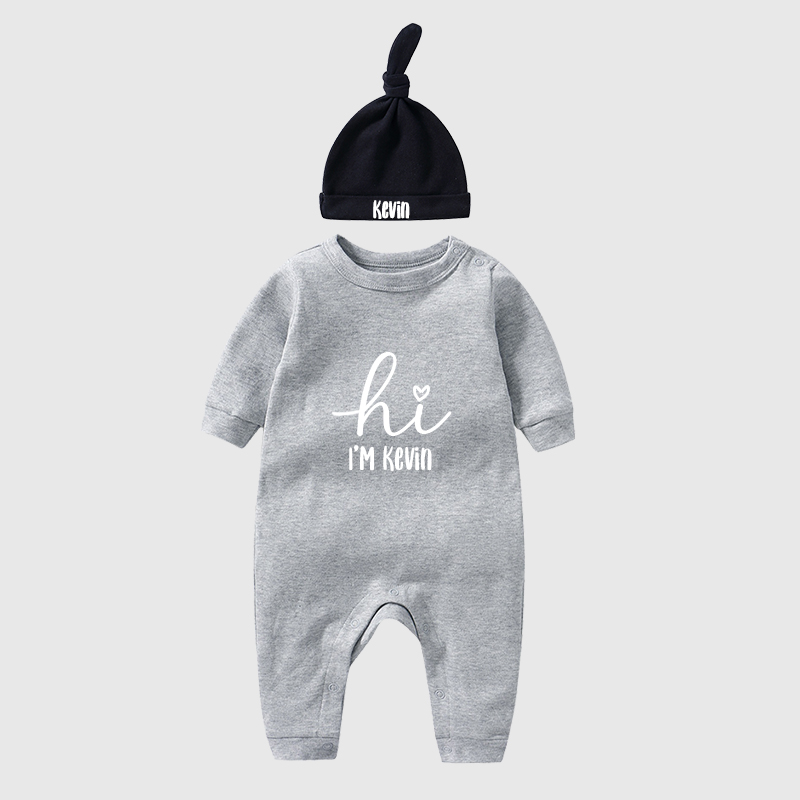 Personalized Baby Newborn Cozy Going Home Sets| BBCloth04
