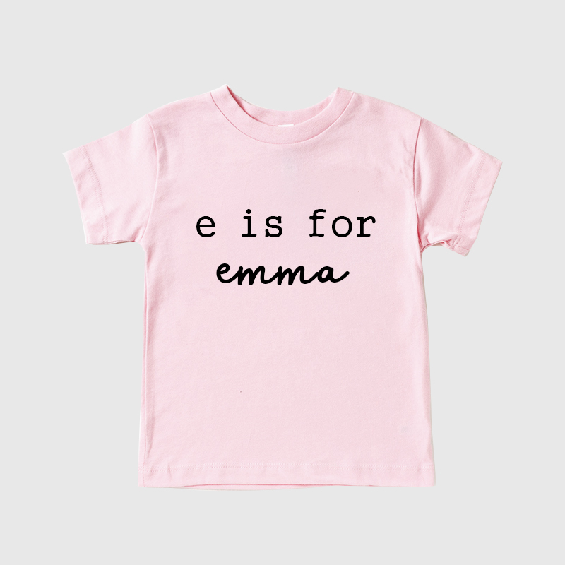 Personalized Kids Cozy Name T-Shirt| Cloth126