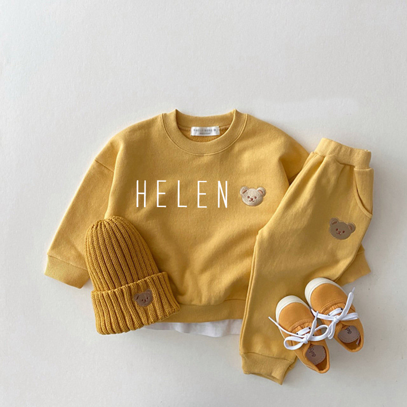 Personalized Kids Teddy Bear Set| Cloth48 (Beanie and Shoes not included)