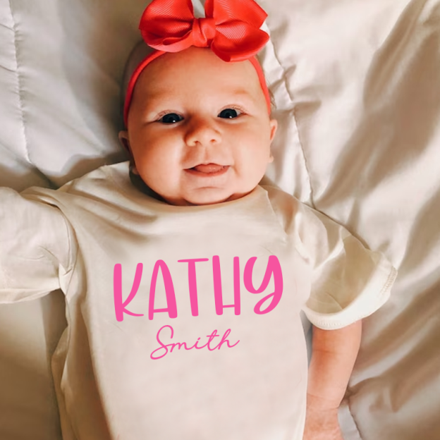 Personalized Baby Girl Bubble Romper| BBCloth39