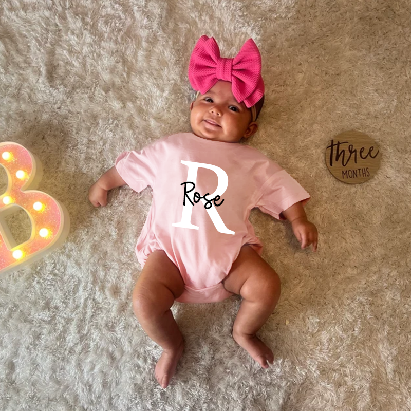 Personalized Baby Name Color Bubble Romper| BBCloth44