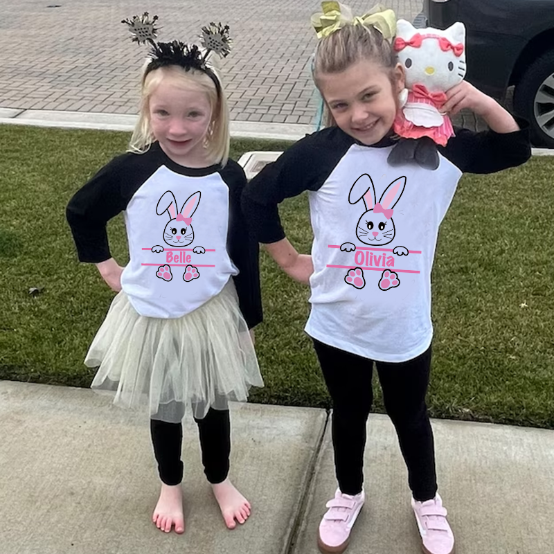 Personalized Kids Easter Long Sleeves Shirt| Cloth12421