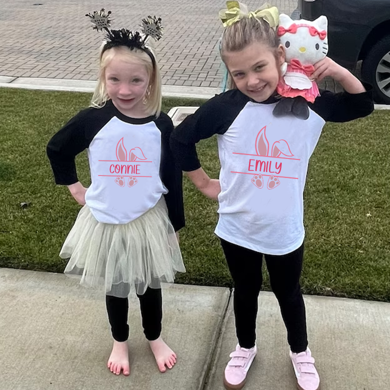 Personalized Kids Easter Long Sleeves Shirt| Cloth12424