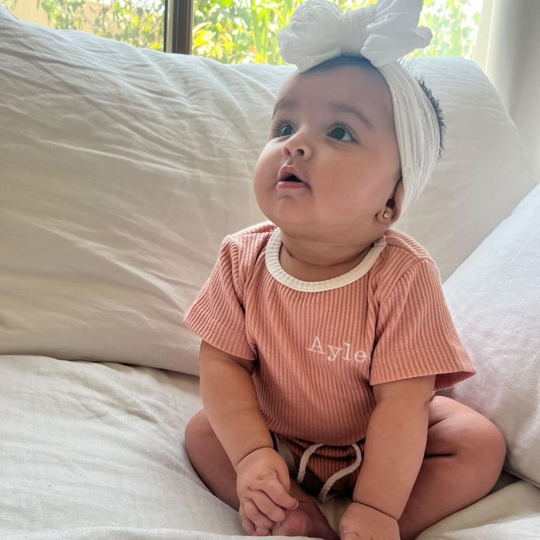 Personalized Kids Initials Ribbed Toddler Shorts Set| Cloth154