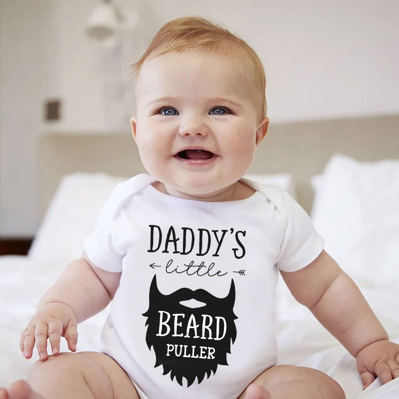 Personalized Daddy's Little Beard Puller Cozy Onesie| BBcloth2207