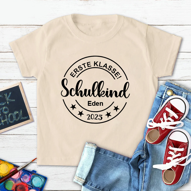 Personalized Kids Back To School Name T-Shirt| Cloth1478