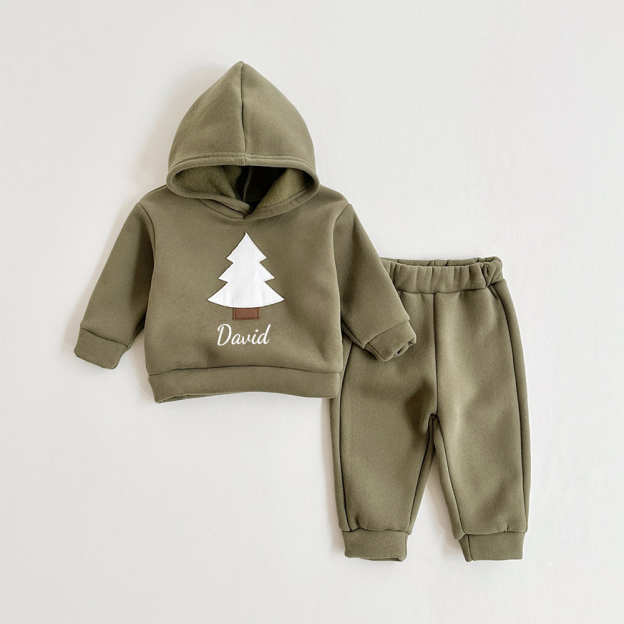 Personalized Kids Christmas Hoodie and Pants | YESMC34
