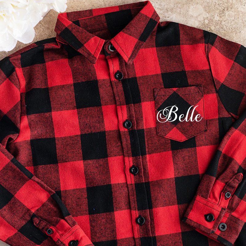 Personalized Kids Flannels Snuggly Jacket| Cloth86
