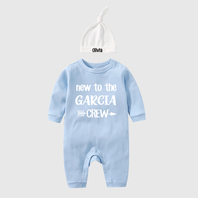 Personalized Baby With Hat Cozy Going Home Sets| BBCloth67