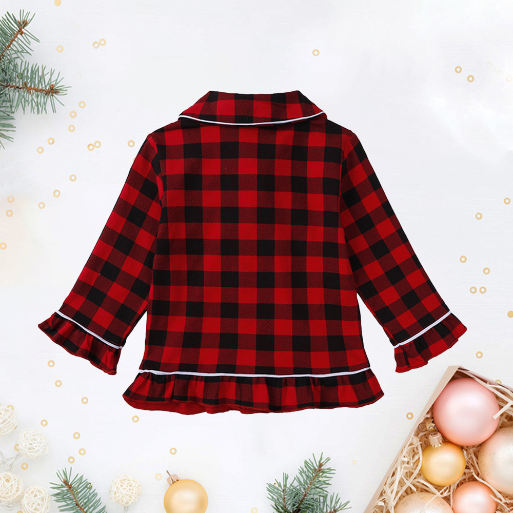 Personalized Kids Embroidered Name Christmas Pajamas| Cloth201