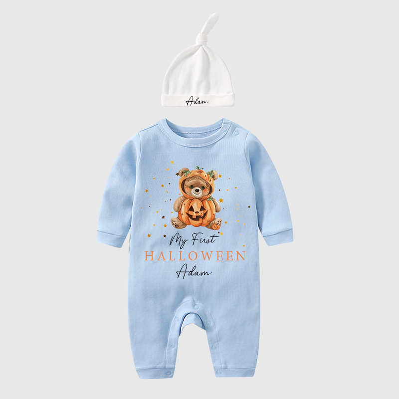 Personalized Baby First Halloween Outfit| BBCloth1206