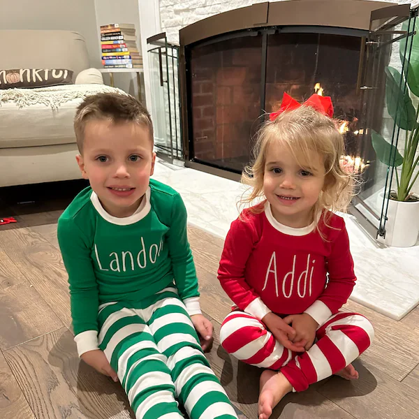 Personalized Kids Christmas Pajamas Set| Cloth24