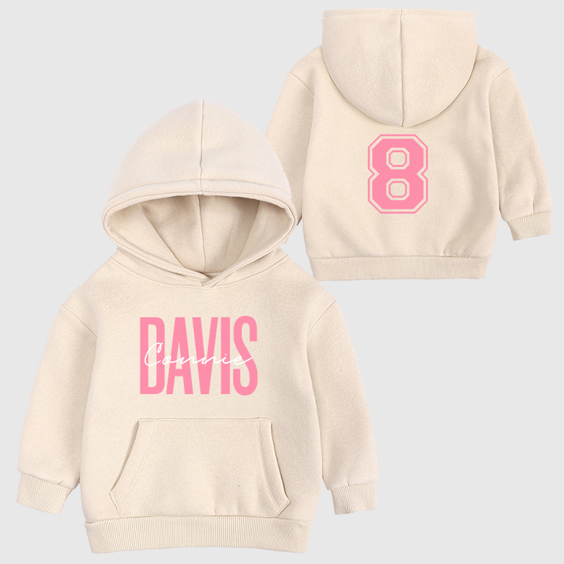 Personalized Kids Name Soccer Cozy Hoodie| Cloth11603