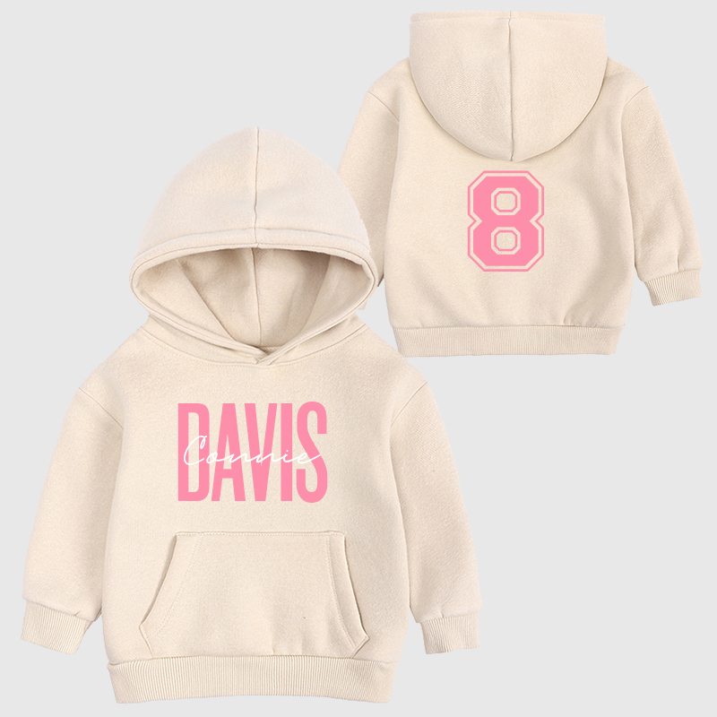 Personalized Kids Name Soccer Cozy Hoodie| Cloth11603