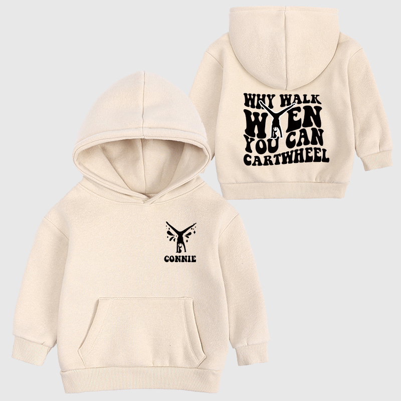 Personalized Kids Gymnastics Cozy Hoodie| Cloth11605