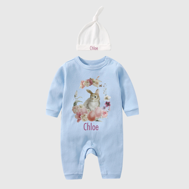 Personalized Baby Easter Outfit| BBCloth1217