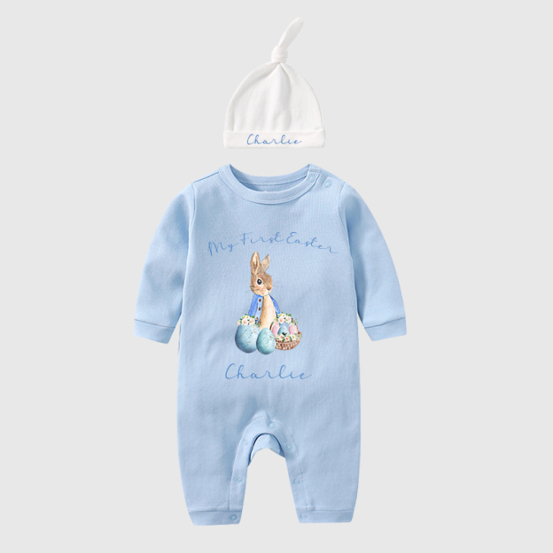 Personalized Baby Newborn Easter Going Home Sets| BBCloth1219