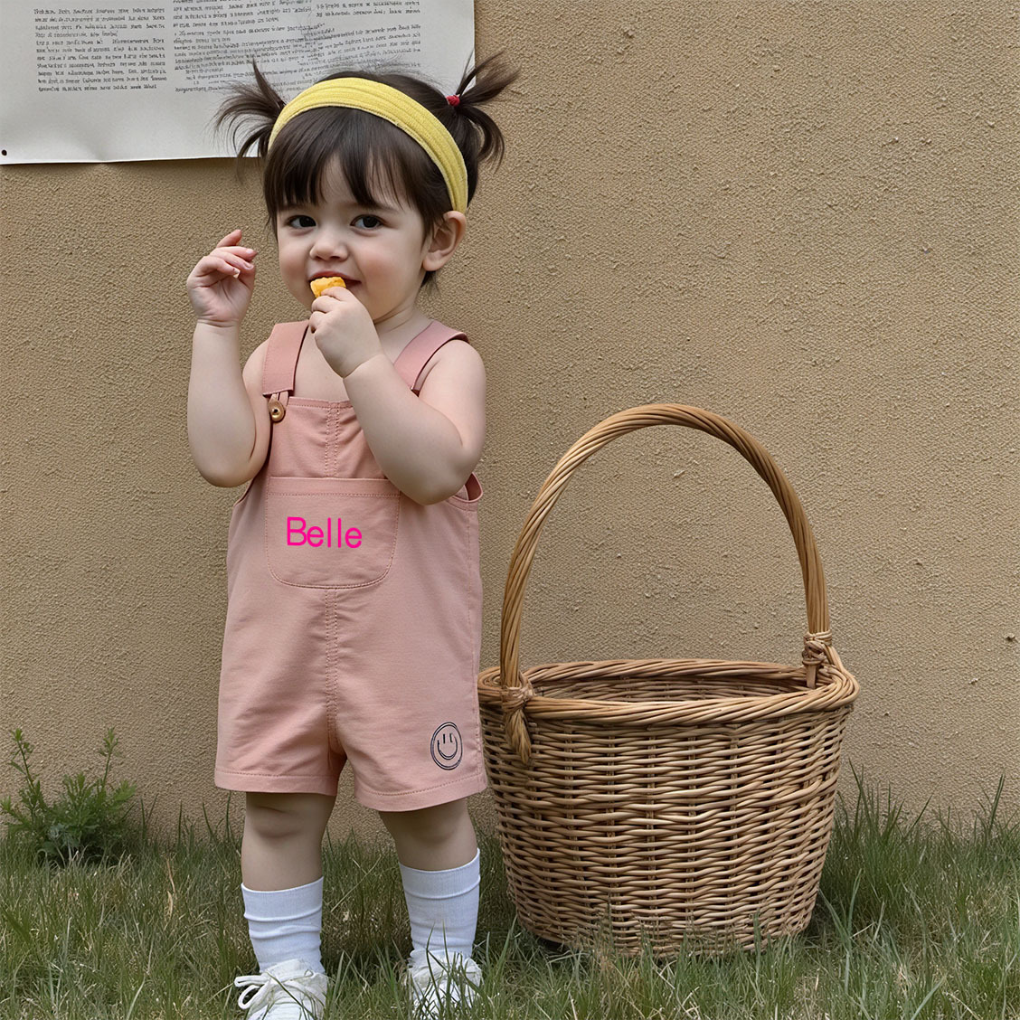 Personalized Kids Multicolor Cozy Overalls| Pants17