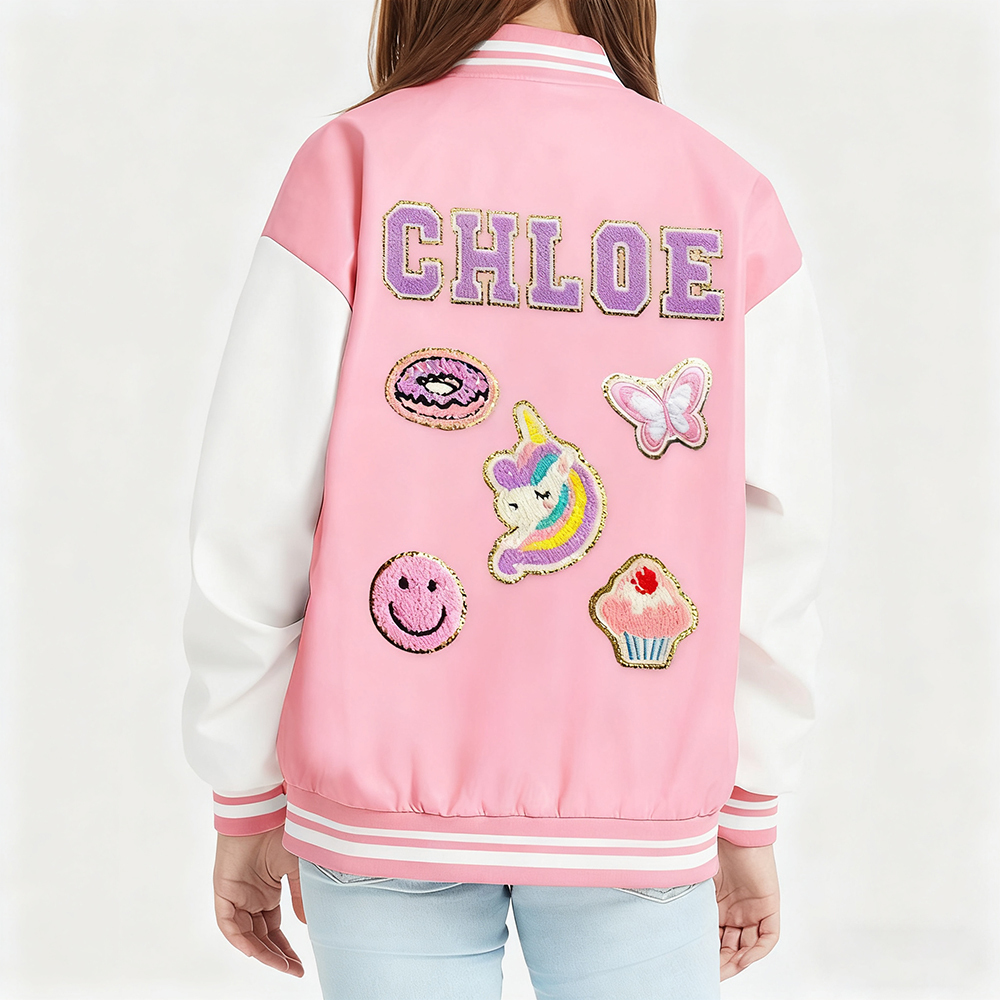 Personalized Kids Sports Patch Jacket| Cloth196