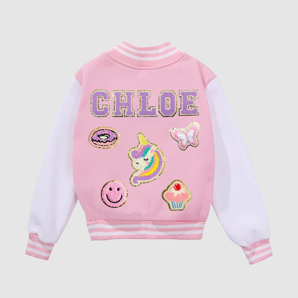 Personalized Kids Sports Patch Jacket| Cloth196